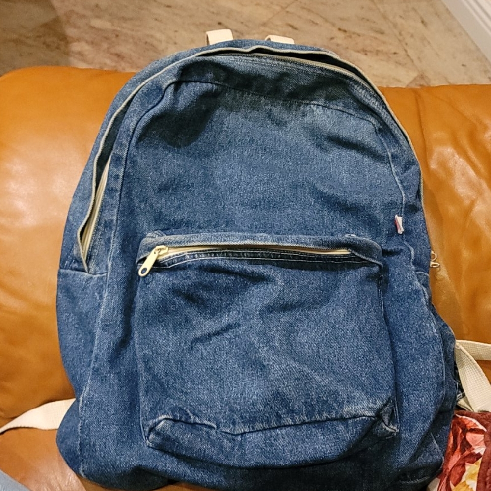 American Apparel Denim Bookbag